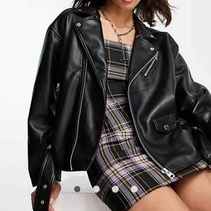 Top shop faux leather jacket